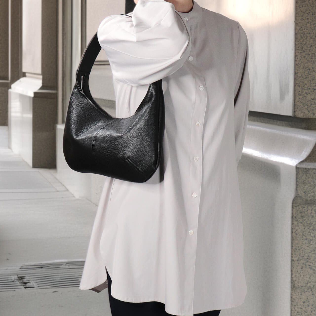 レジーナ　rejina　国産本革　オールレザー　ブラック　オリジナル　ハンドメイド本革　牛革トートバッグ　ハネアント神戸