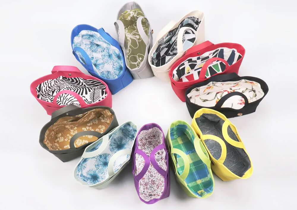 ハネアント神戸が使う北欧生地と帆布バッグ